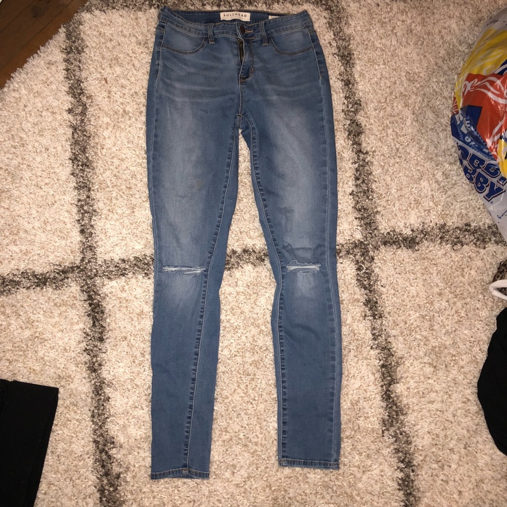 PacSun Bullhead Mid Rose Jeggings